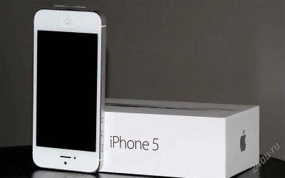 Лот: 2871089. Фото: 1. iPhone 5, 16 Gb (белый). Смартфоны