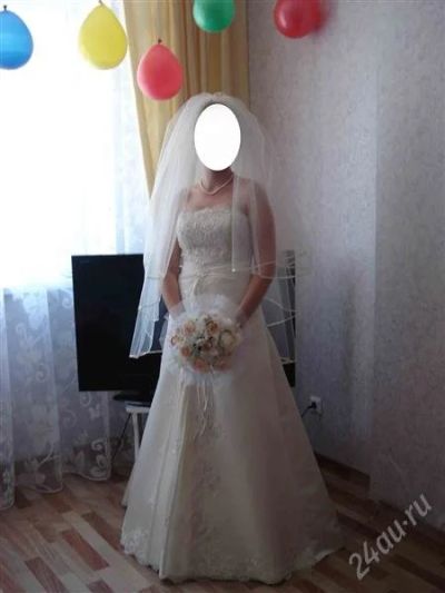 Лот: 1091063. Фото: 1. шикарное свадебное платье!. Другое (свадебная мода)