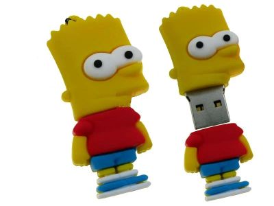 Лот: 3566621. Фото: 1. USB флешка 4Gb "Барт Симпсон". USB-флеш карты