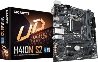 Лот: 17846761. Фото: 1. Gigabyte H410M S2 H410M S2. Материнские платы