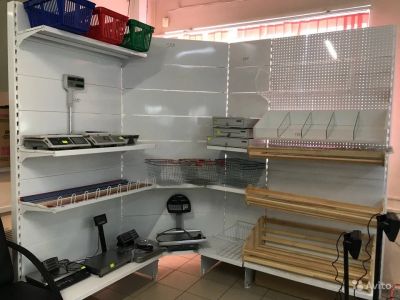 Лот: 17386192. Фото: 1. Стеллажи торговые металлические... Торговое