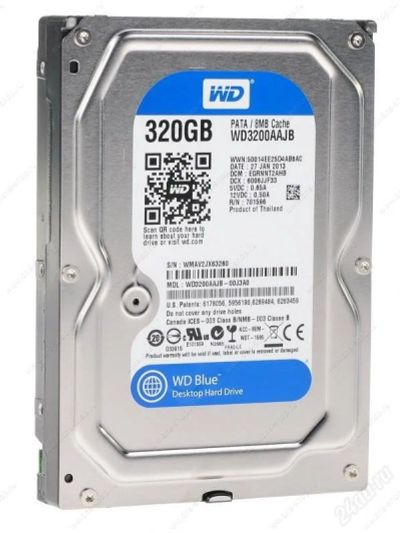 Лот: 2966648. Фото: 1. Жесткий диск 320GB WD Caviar Blue... Жёсткие диски (HDD)