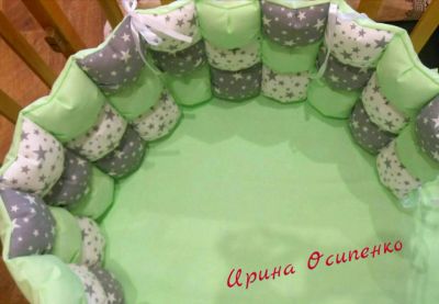 Лот: 10405102. Фото: 1. Бортики в кроватку бомбон. Постельные принадлежности