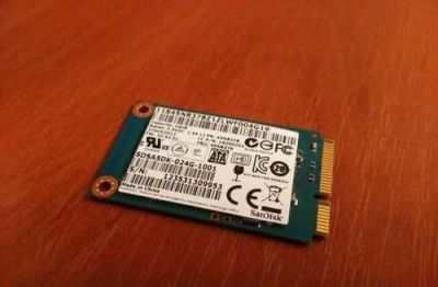 Лот: 16086081. Фото: 1. SSD SanDisk 24GB msata. SSD-накопители