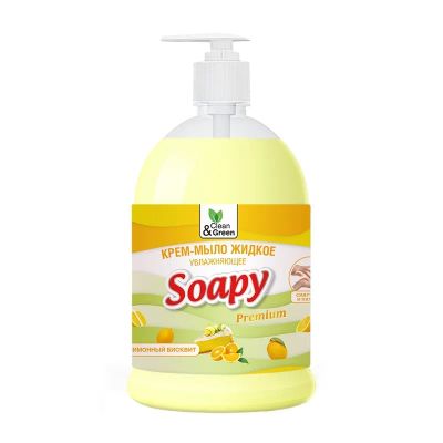 Лот: 20583397. Фото: 1. Крем-мыло жидкое "Soapy" бисквит... Бытовая химия