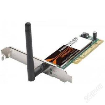Лот: 890317. Фото: 1. Сетевая карта Wi-Fi D-Link PCI... WiFi, Bluetooth адаптеры