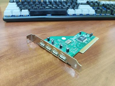 Лот: 20227639. Фото: 1. Плата расширения PCI 4*USB 2.0... Платы расширения, контроллеры, доп. порты