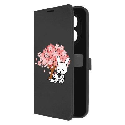 Лот: 25380736. Фото: 1. Чехол Krutoff Eco Book "Кролики... Чехлы, бамперы