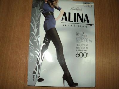 Лот: 3629942. Фото: 1. Колготки жен. ALINA капрон 600D... Колготки, чулки