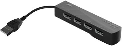 Лот: 24553073. Фото: 1. Хаб Ritmix CR-2406 Black. Другое (компьютеры, оргтехника, канцтовары)