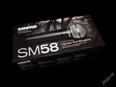 Лот: 1216894. Фото: 1. Shure SM58 Vocal Microphone. Студийные микрофоны, радиомикрофоны и радиосистемы