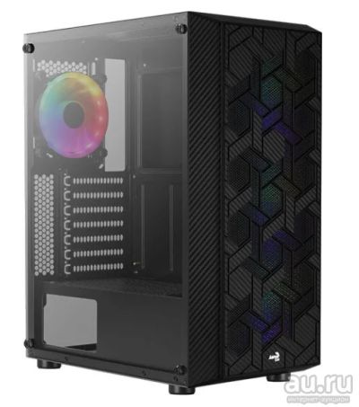 Лот: 18256560. Фото: 1. Новый корпус ATX Aerocool Hive-G-BK-v2... Корпуса, блоки питания