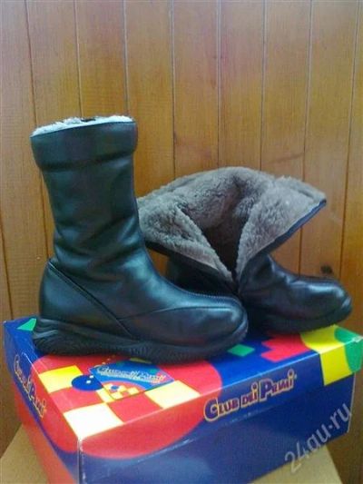 Лот: 1134051. Фото: 1. Сапожки зимние р.30 Девичьи (Натуральная... Сапоги