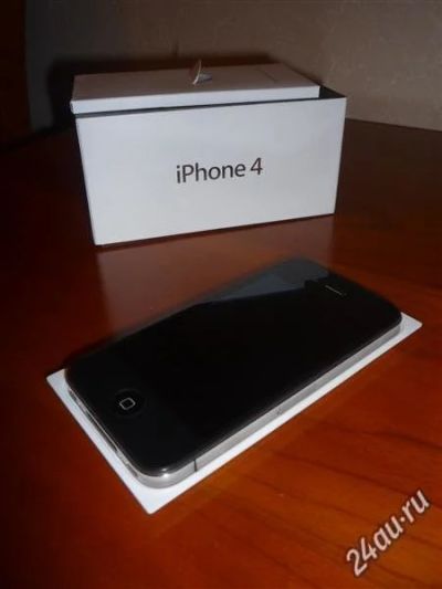 Лот: 2394715. Фото: 1. apple iphone 4 рст! . 32gb / black... Смартфоны