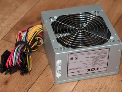Лот: 6685558. Фото: 1. Foxline ATX-400PRS 400W(новый). Корпуса, блоки питания