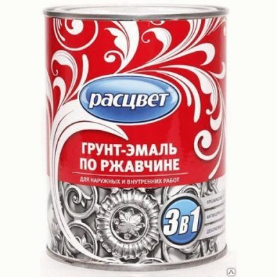 Лот: 13919250. Фото: 1. Грунт-эмаль по ржавчине алкидная... Краски, лаки, растворитель