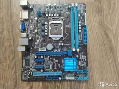 Лот: 18802423. Фото: 1. Asus P8H61-M LE. Материнские платы