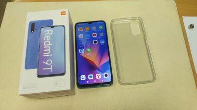 Лот: 25572526. Фото: 1. Смартфон Xiaomi Redmi 9T, коробка... Смартфоны