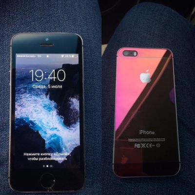 Лот: 9953277. Фото: 1. Iphone 5s 16gb Space gray !!!. Смартфоны