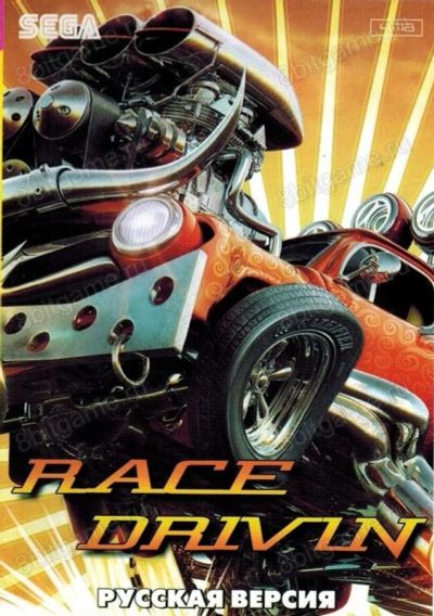 Лот: 13344508. Фото: 1. RACE DRIVIN Картридж Sega + Обмен... Игры для консолей