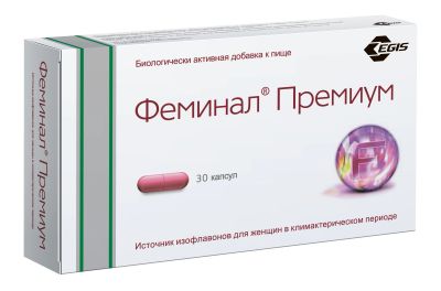 Лот: 23989654. Фото: 1. Феминал Премиум капс. №30. Народная медицина, БАДы