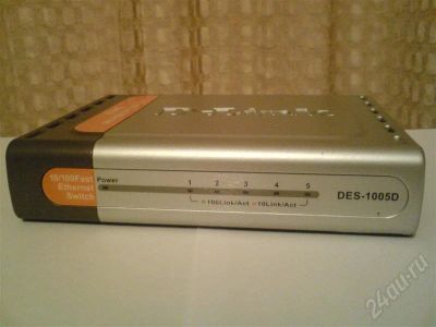 Лот: 263226. Фото: 1. Коммутатор D-Link DES-1005D без... Маршрутизаторы (роутеры)