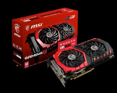 Лот: 9789461. Фото: 1. MSI rx 480 gaming x 8G. Видеокарты
