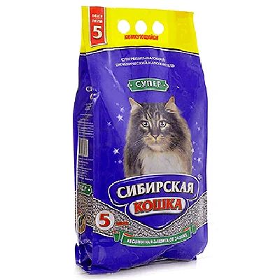 Лот: 14010292. Фото: 1. Наполнитель Сибирская Кошка супер... Миски, лотки, наполнители