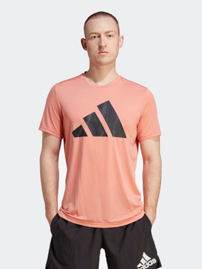 Лот: 22407093. Фото: 1. Футболка мужская adidas Run, Розовый. Другое (спортивная одежда)