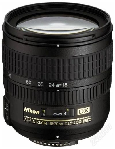 Лот: 798141. Фото: 1. Nikon 18-70mm f3.5-4.5G ED-IF... Объективы