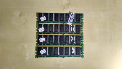 Лот: 5466871. Фото: 1. HYNIX DDR DIMM 256Mb PC-3200 4шт. Оперативная память