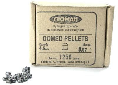 Лот: 7817914. Фото: 1. Пули "Люман" Domed Pellets 0,57... Аксессуары, запчасти