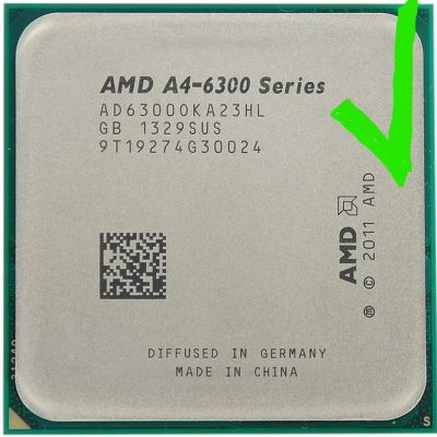 Лот: 10946442. Фото: 1. Процессор AMD A4 X2 6300 OEM. Процессоры