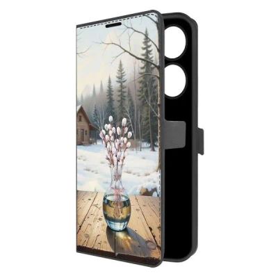 Лот: 25383049. Фото: 1. Чехол Krutoff Eco Book "Верба... Чехлы, бамперы
