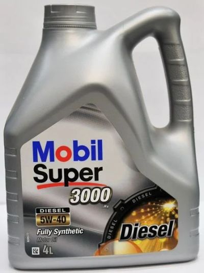 Лот: 12142048. Фото: 1. Mobil super 3000 5W40 diesel 4л... Масла, жидкости