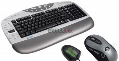 Лот: 1161491. Фото: 1. *Комплект бесрпроводной - Мышка... Клавиатуры и мыши