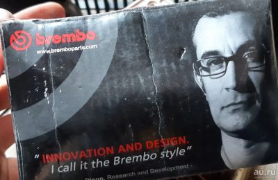 Лот: 17969020. Фото: 1. Колодки тормозные Brembo. Тормозная система