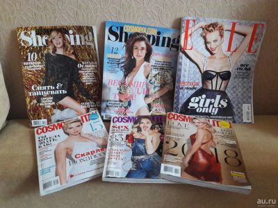 Лот: 11436404. Фото: 1. Cosmopolitan, Elle журналы 2017-2018... Красота и мода