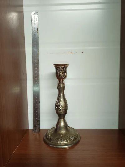 Лот: 21324439. Фото: 1. Подсвечник. Металл. Подсвечники, канделябры