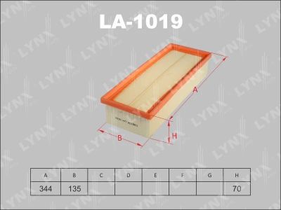 Лот: 13356886. Фото: 1. Lynx LA-1019 Воздушный фильтр. Расходные материалы