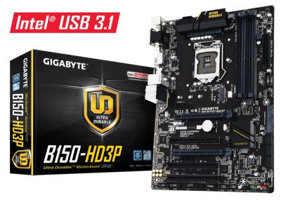 Лот: 15751250. Фото: 1. Gigabyte GA-B150-HD3P. Материнские платы