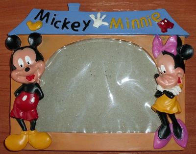 Лот: 8559520. Фото: 1. Фоторамка детская керамика Mickey... Фоторамки, фотоальбомы