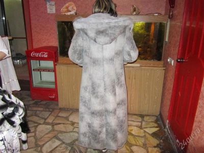 Лот: 1407112. Фото: 1. дубленка серая. Верхняя одежда