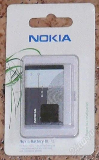 Лот: 756575. Фото: 1. Аккумулятор Nokia BL-4C совместим... Аккумуляторы