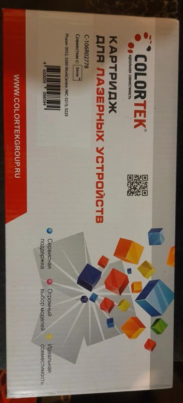 Лот: 19009632. Фото: 1. картридж Colortek c-106r02778... Картриджи, расходные материалы