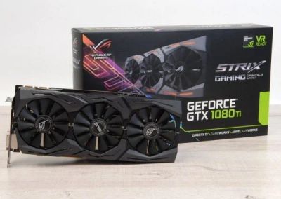Лот: 17242507. Фото: 1. Видеокарта ASUS GeForce GTX 1080... Видеокарты