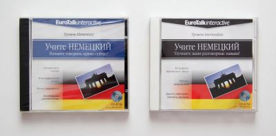 Лот: 11416049. Фото: 1. "учите немецкий" 2 диска. Энциклопедии, словари, обучающие