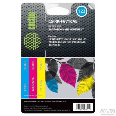 Лот: 17414741. Фото: 1. Заправочный набор Cactus CS-RK-F6V16AE... Картриджи, расходные материалы
