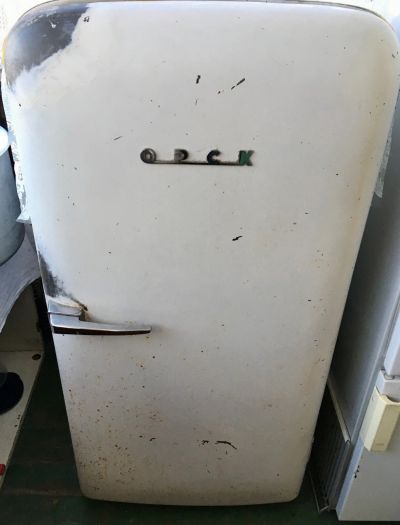 Лот: 16036307. Фото: 1. Винтажный ретро холодильник Орск... Холодильники, морозильные камеры