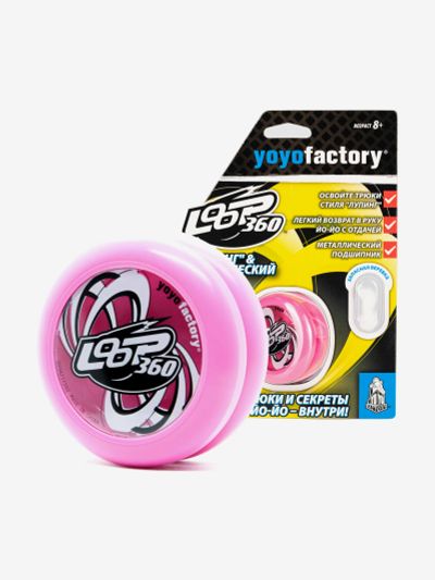 Лот: 25680907. Фото: 1. Йо-йо YoYoFactory Loop360 Розовый... Другое (спортивная одежда)